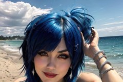 On the beach