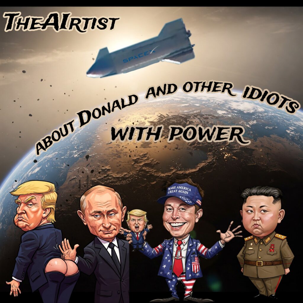 Album cover of "About Donald and other idiots with power"